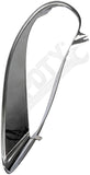 APDTY 153672 Front Left Heavy Duty Teardrop Shape Chrome Headlamp Bezel