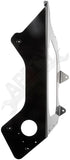 APDTY 153717 Bumper Bracket ; Aluminum; Front Right