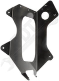 APDTY 153718 Bumper Bracket; Aluminum Front Left (Driver-Side)
