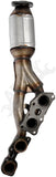 APDTY 153892 Manifold Converter Replaces 1710538020