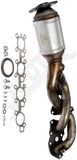 APDTY 153893 Manifold Converter Replaces 1710438020