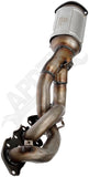 APDTY 153893 Manifold Converter Replaces 1710438020