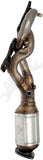 APDTY 153893 Manifold Converter Replaces 1710438020