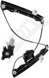 APDTY 153928 Window Motor & Regulator Assembly (Sedan Only; Front Left; 2-Pin)