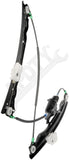 APDTY 153929 Window Motor & Regulator Assembly (Front Right; Sedan; 2-Pin Motor)