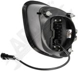 APDTY 153933 Black Frame LED Fog Lamp Assembly
