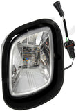 APDTY 153934 Chrome LED Fog Lamp Assembly