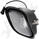 APDTY 153935 Black Frame LED Fog Lamp Assembly