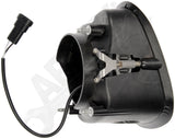 APDTY 153935 Black Frame LED Fog Lamp Assembly