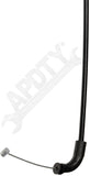APDTY 153980 Hood Release Cable Assembly