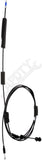 APDTY 153983 Fuel And Trunk Release Cable Assembly