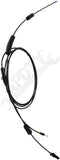 APDTY 153985 Fuel And Trunk Release Cable Assembly