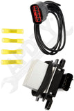 APDTY 154084 Blower Motor Speed Control Resistor Kit w/ Wiring Harness Pigtail