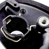 APDTY 154367 Exterior Door Handle Front Left (Driver) Smooth Black With Key Hole
