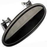 APDTY 154368 Exterior Door Handle Rear Left (Driver) Smooth Black