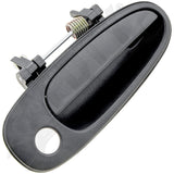 APDTY 154370 Exterior Door Handle Fits Front Right (Passenger) Smooth Black