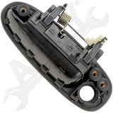 APDTY 154370 Exterior Door Handle Fits Front Right (Passenger) Smooth Black