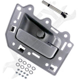 APDTY 154372 Interior Door Handle; All Black; Rear Right