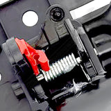 APDTY 154372 Interior Door Handle; All Black; Rear Right
