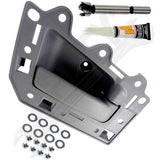APDTY 154388 Interior Door Handle; All Gray; Front Right