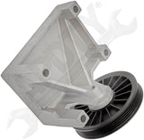 APDTY 154395 A/C Bypass Pulley Assembly w/Bracket