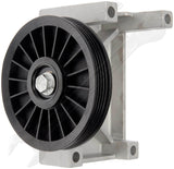APDTY 154395 A/C Bypass Pulley Assembly w/Bracket