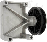 APDTY 154395 A/C Bypass Pulley Assembly w/Bracket