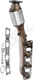 APDTY 154408 Catalytic Converter w/ Integrated Exhaust Manifold; Right