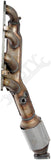 APDTY 154408 Catalytic Converter w/ Integrated Exhaust Manifold; Right