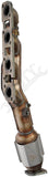 APDTY 154408 Catalytic Converter w/ Integrated Exhaust Manifold; Right