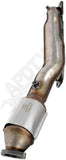 APDTY 154408 Catalytic Converter w/ Integrated Exhaust Manifold; Right