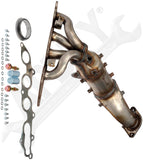 APDTY 154431 Catalytic Converter with Integrated Exhaust Manifold