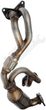 APDTY 154437 Catalytic Converter with Integrated Exhaust Manifold