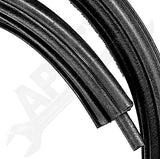 APDTY 154579 Door Rubber Weatherstrip Seal; Front Door; Crew Cab or Standard Cab