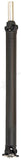 APDTY 154851 Rear Driveshaft Assembly w/Trans Yoke