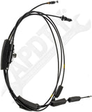 APDTY 154910 Fuel And Trunk Release Cable