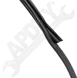 APDTY 155074 Rubber Weatherstrip Door Seal Set; Rear Left & Right