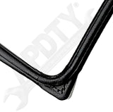 APDTY 155074 Rubber Weatherstrip Door Seal Set; Rear Left & Right