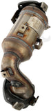 APDTY 155287 Catalytic Converter with Integrated Exhaust Manifold