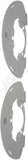 APDTY 155400 Brake Dust Shields 15102292