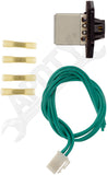 APDTY 155459 Blower Motor Resistor Kit w/ Harness