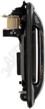 APDTY 155465 Exterior Door Handle Rear Left W/Chrome Handle