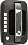 APDTY 155467 Exterior Door Handle LH Chrome Handle