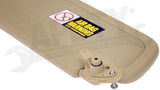 APDTY 155534 Sun Visor Assembly; Right; Cloth; Beige
