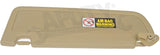 APDTY 155534 Sun Visor Assembly; Right; Cloth; Beige