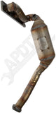APDTY 155895 Catalytic Converter with Integrated Exhaust Manifold