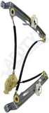 APDTY 156045 Window Regulator; Manual Non-Powered Window; Front Left; 68025467AA