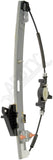 APDTY 156057 Power Window Regulator D10E59590B