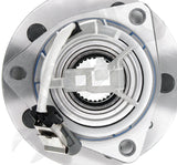 APDTY 156107 Wheel Hub And Bearing Assembly Rear