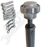 APDTY 156175 2pc Rear Driveshaft Assembly